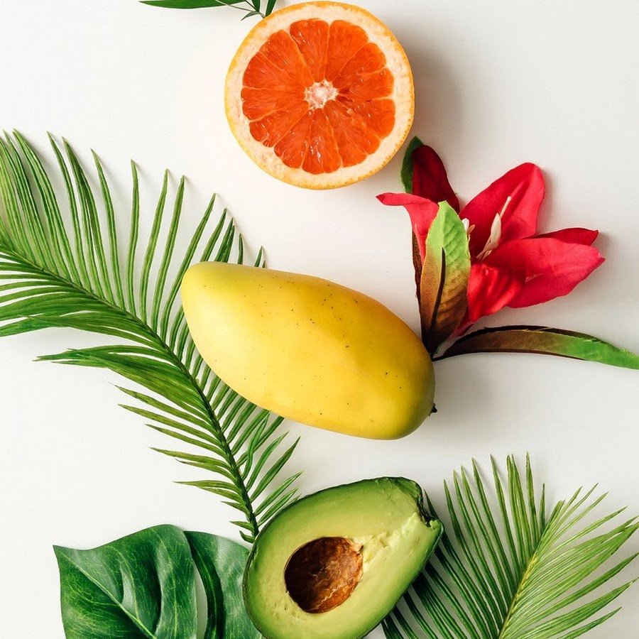 Tropical Fruits moodboard