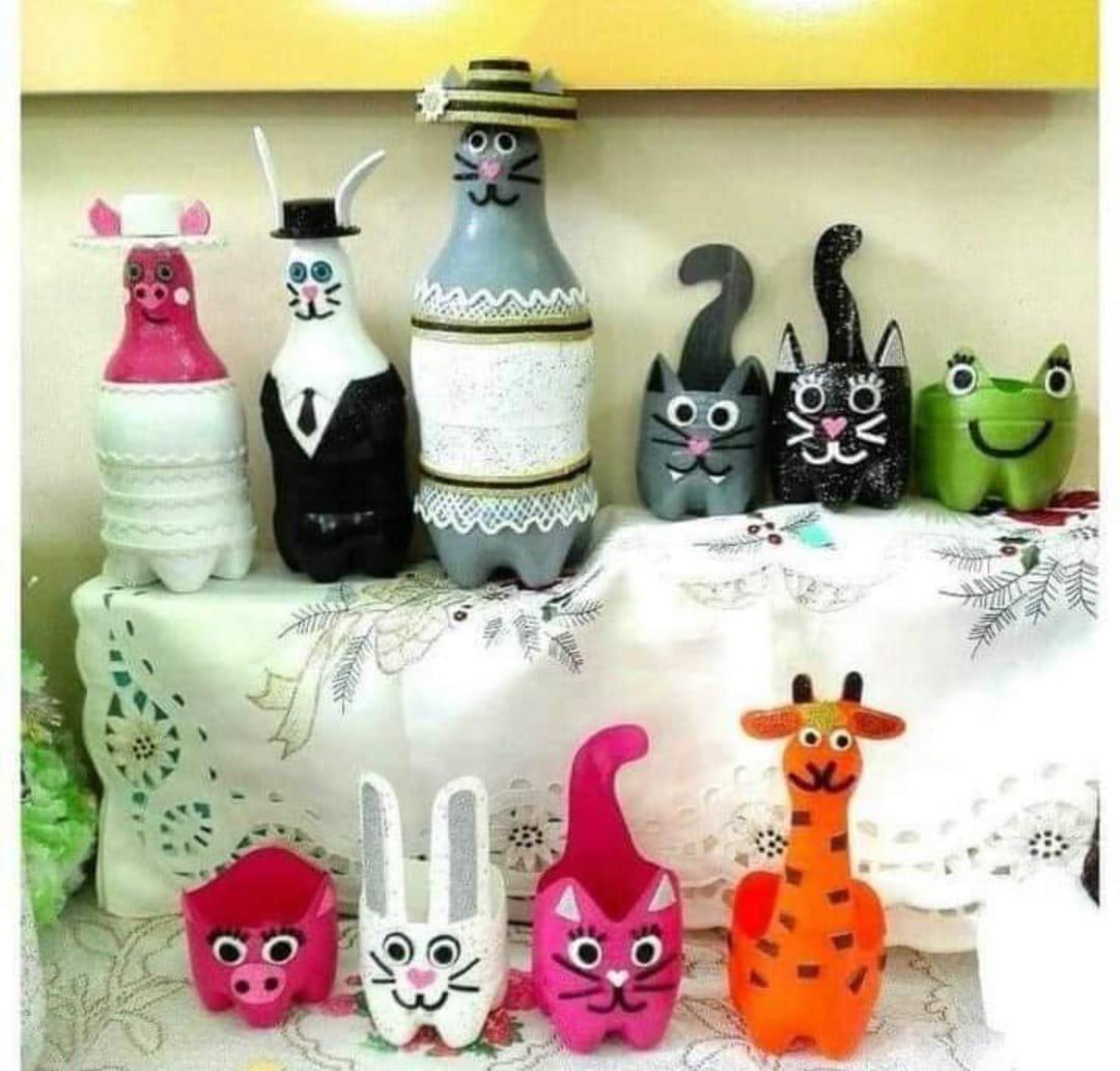 Поделки из пластика