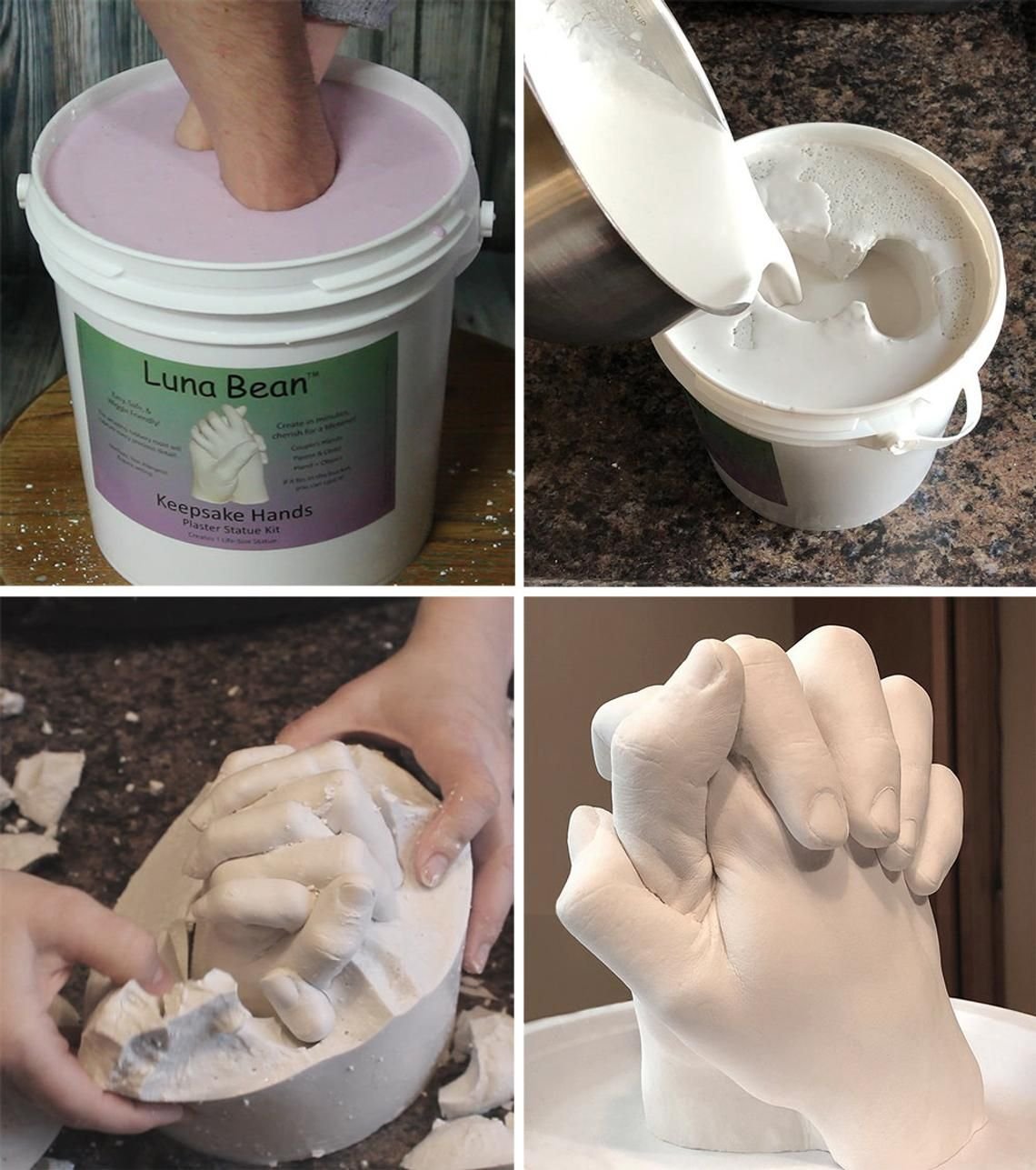 Hands made of Plaster