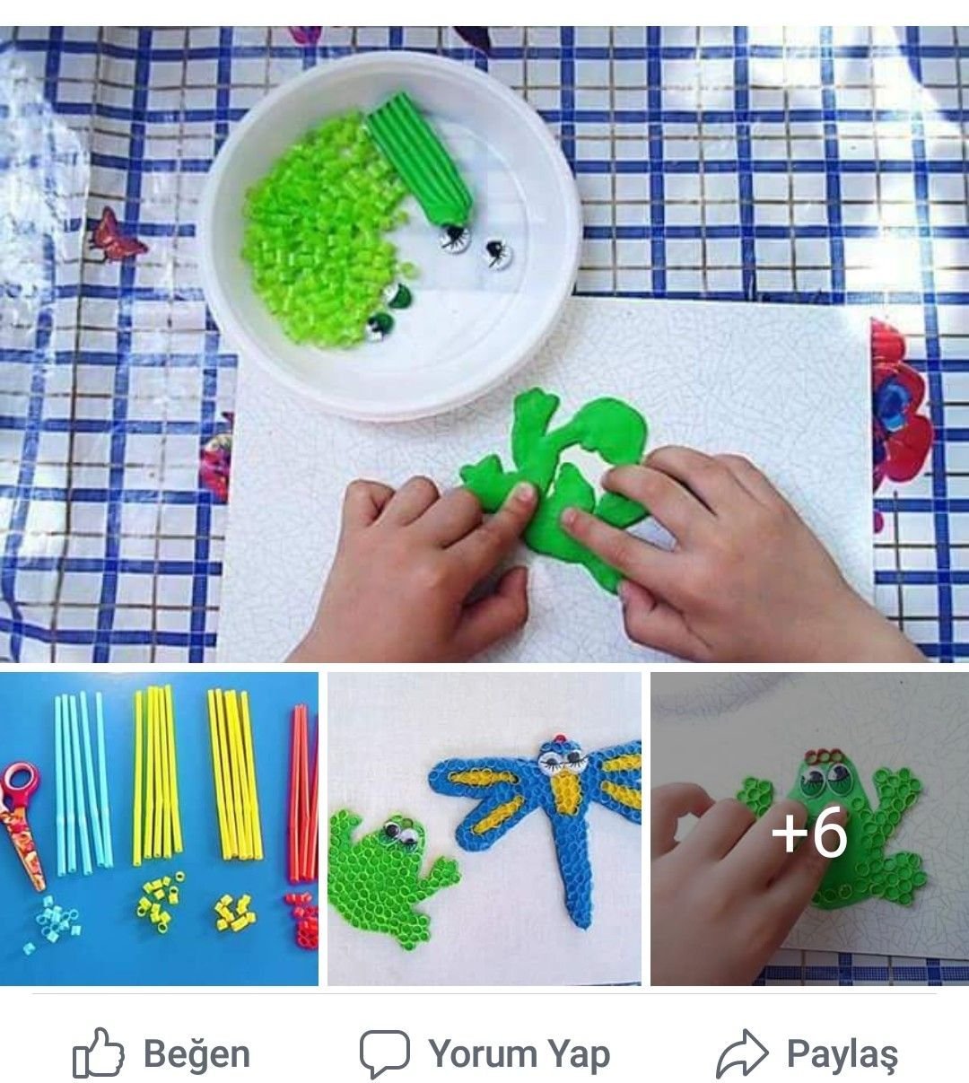 Поделки из коктейльных трубочек