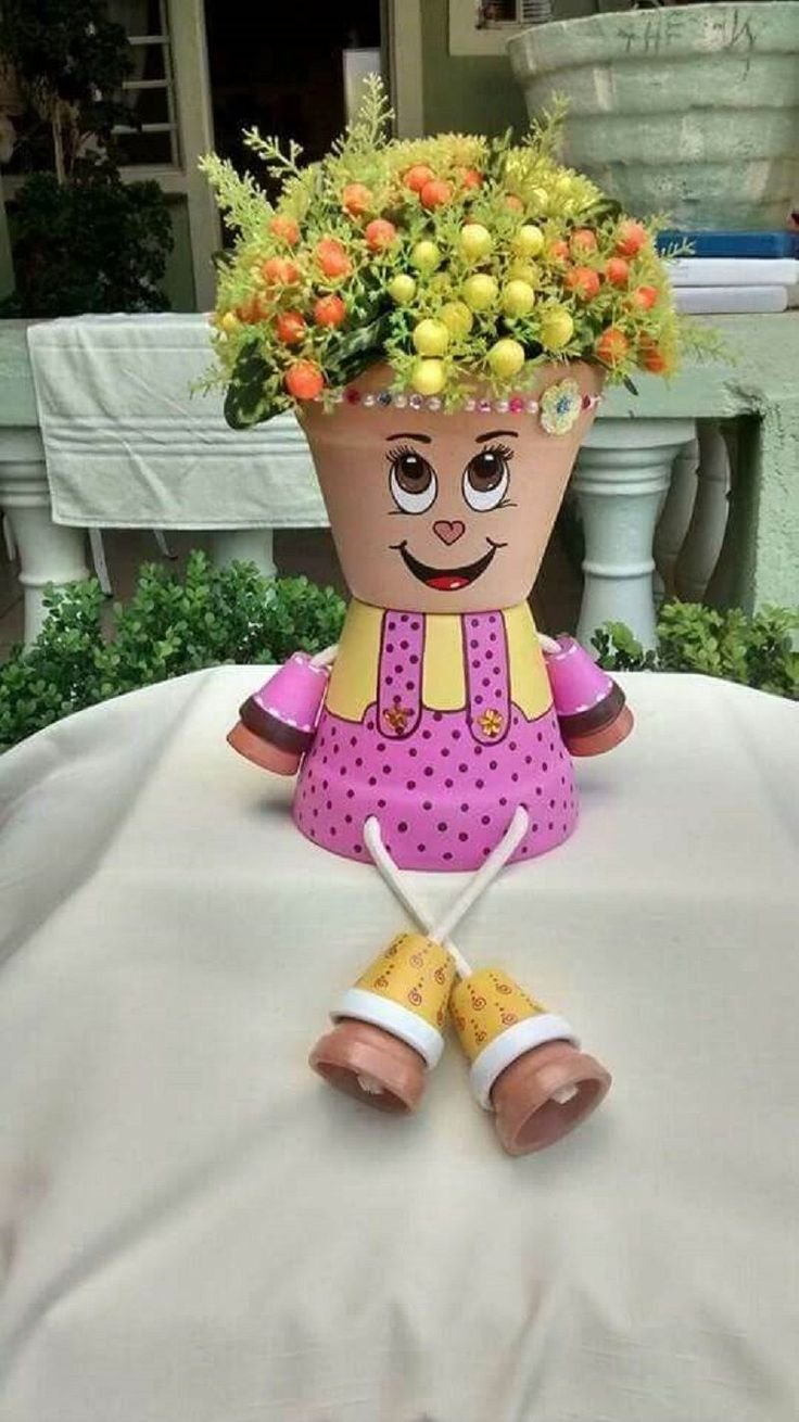 Фигурки из кашпо