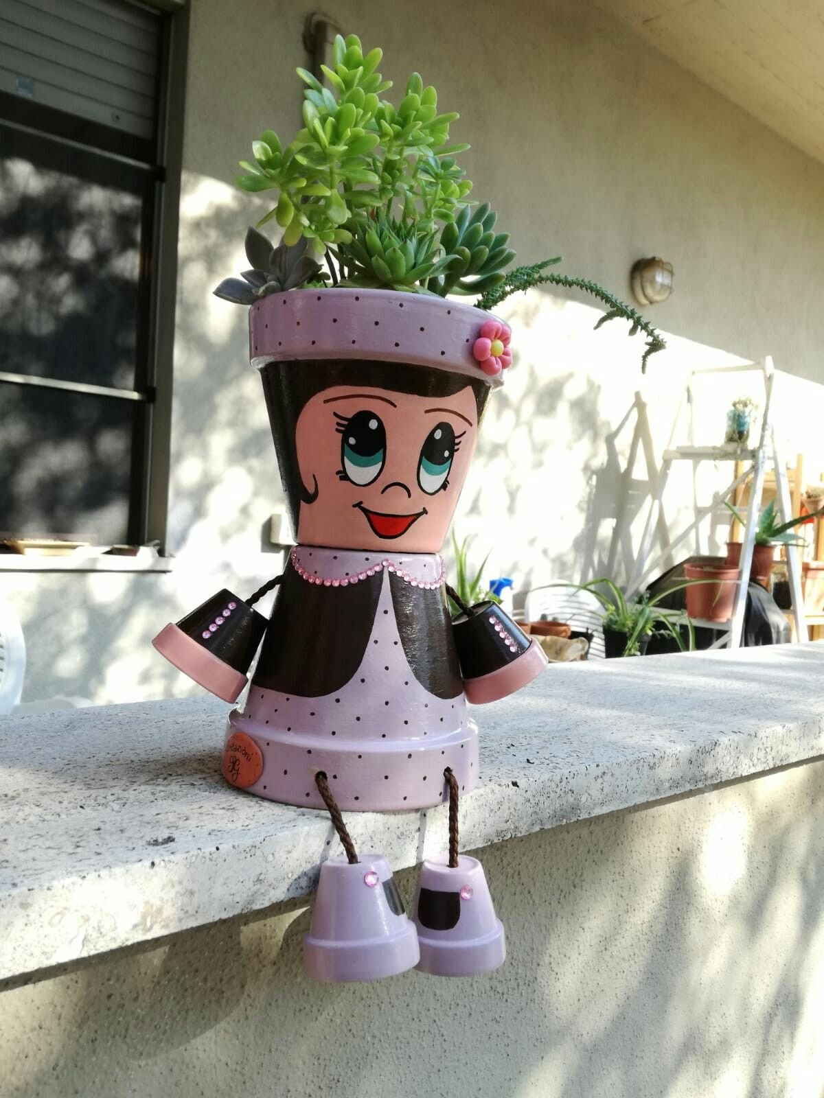 Фигурки из кашпо