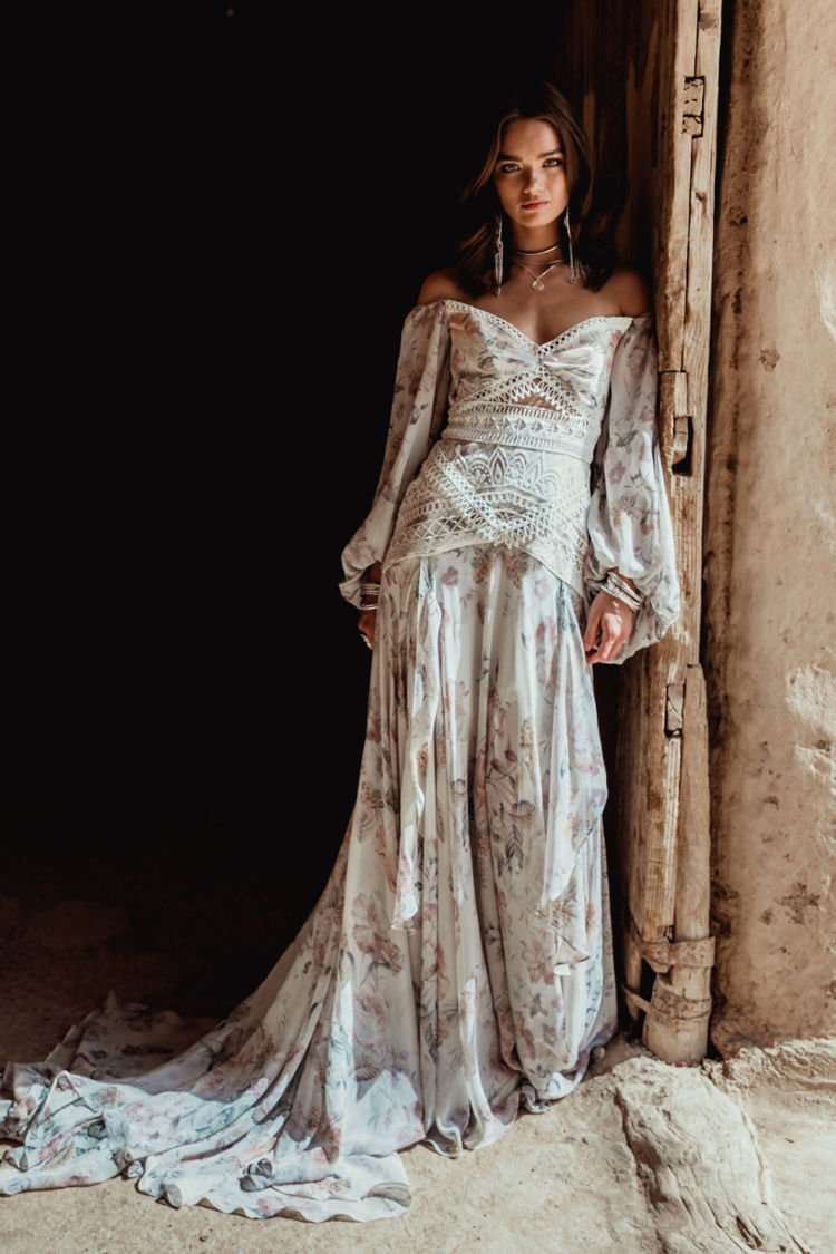 Свадебное платье в стиле бохо шик