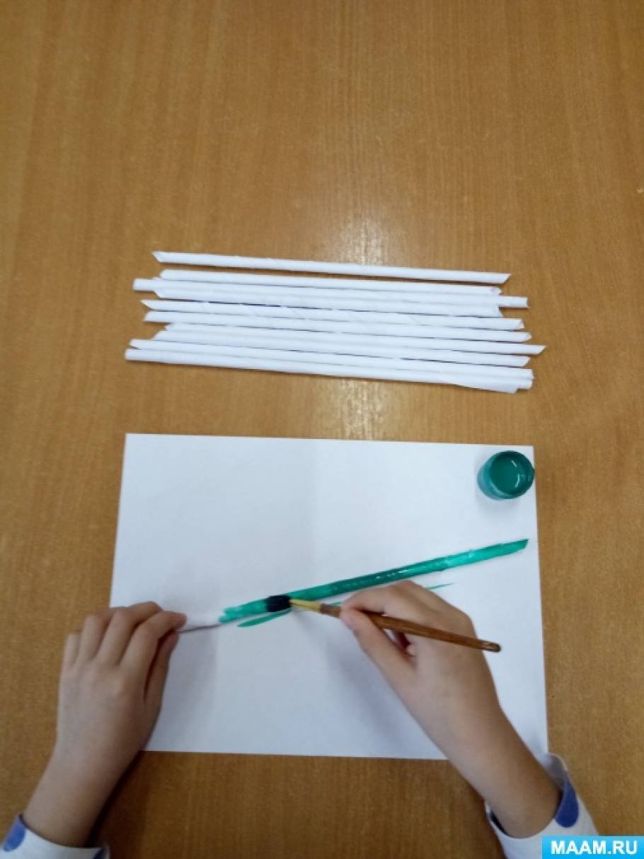 Трубочки из бумаги