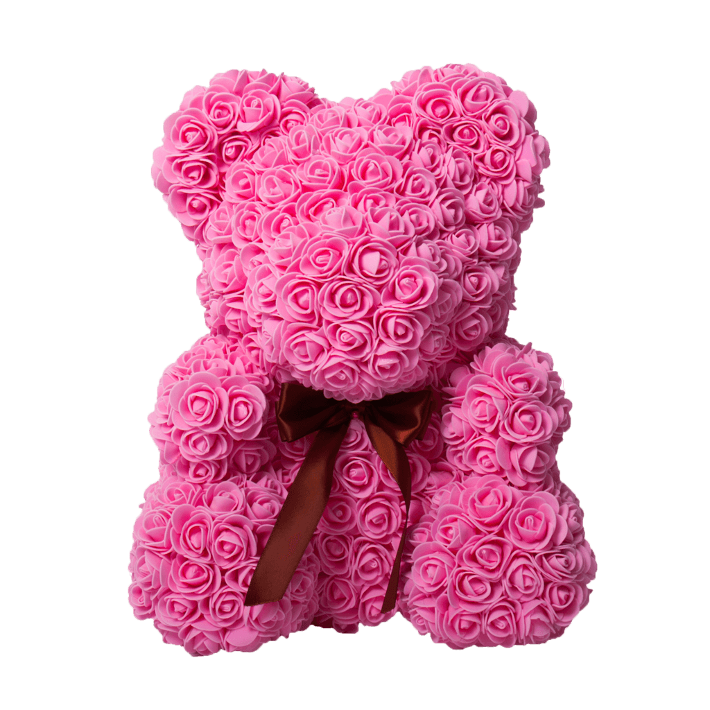 Kani мишка из 3d роз, 40 см