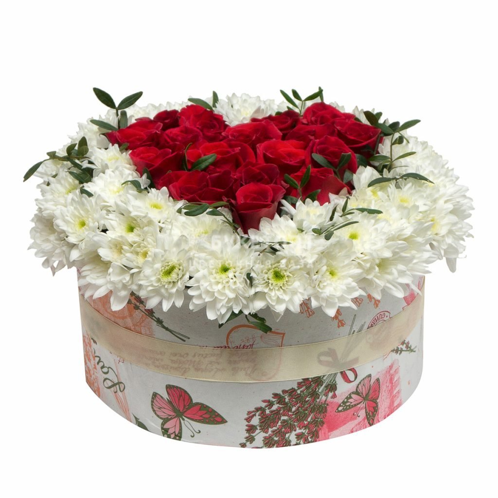 Коробка из цветов