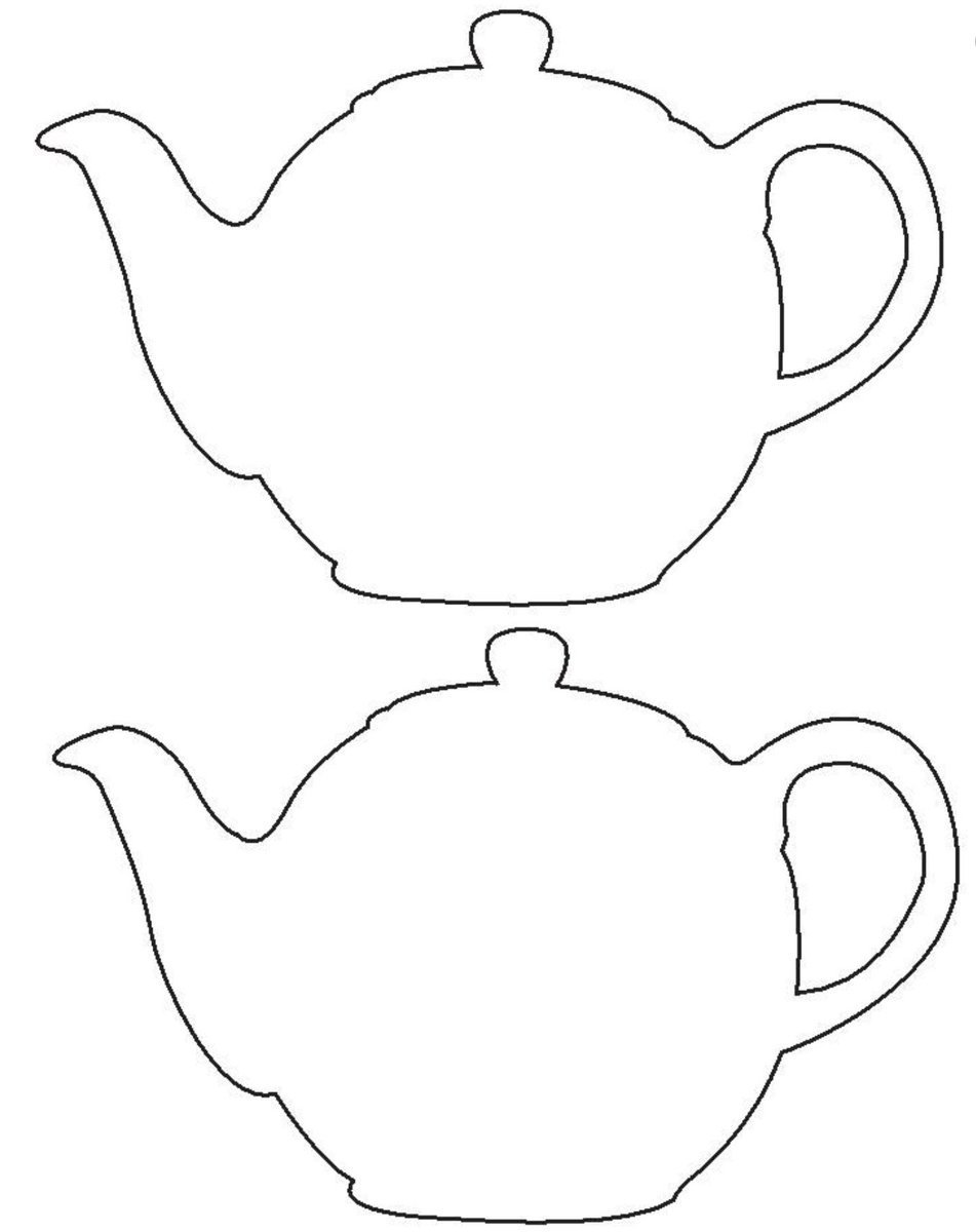 Аппликация чайник