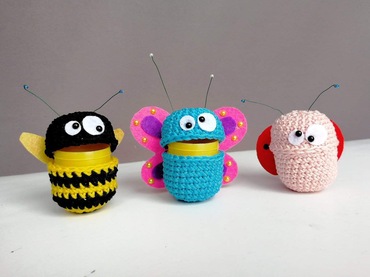 Вязаные игрушки из киндеров