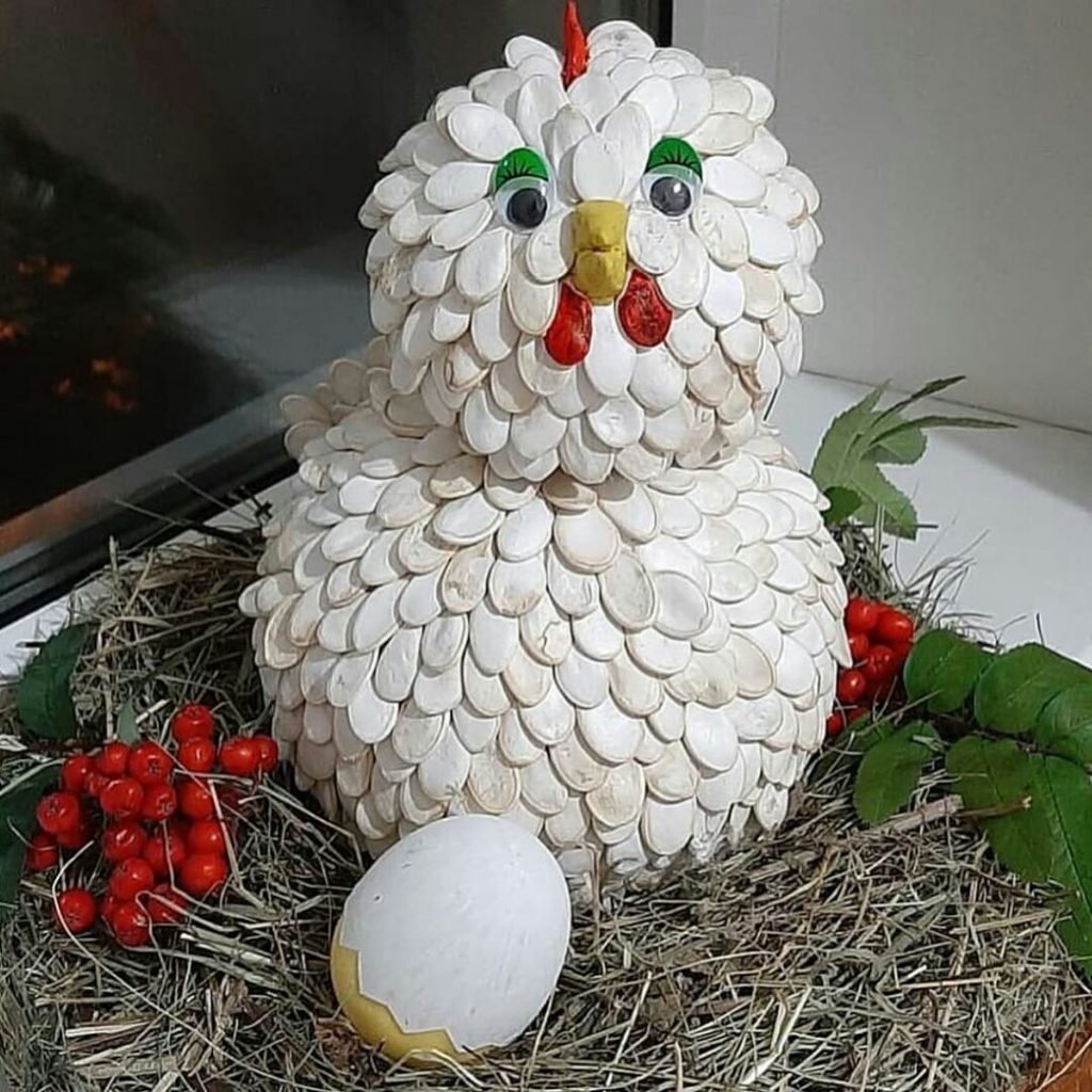 Курица из тыквенных семечек