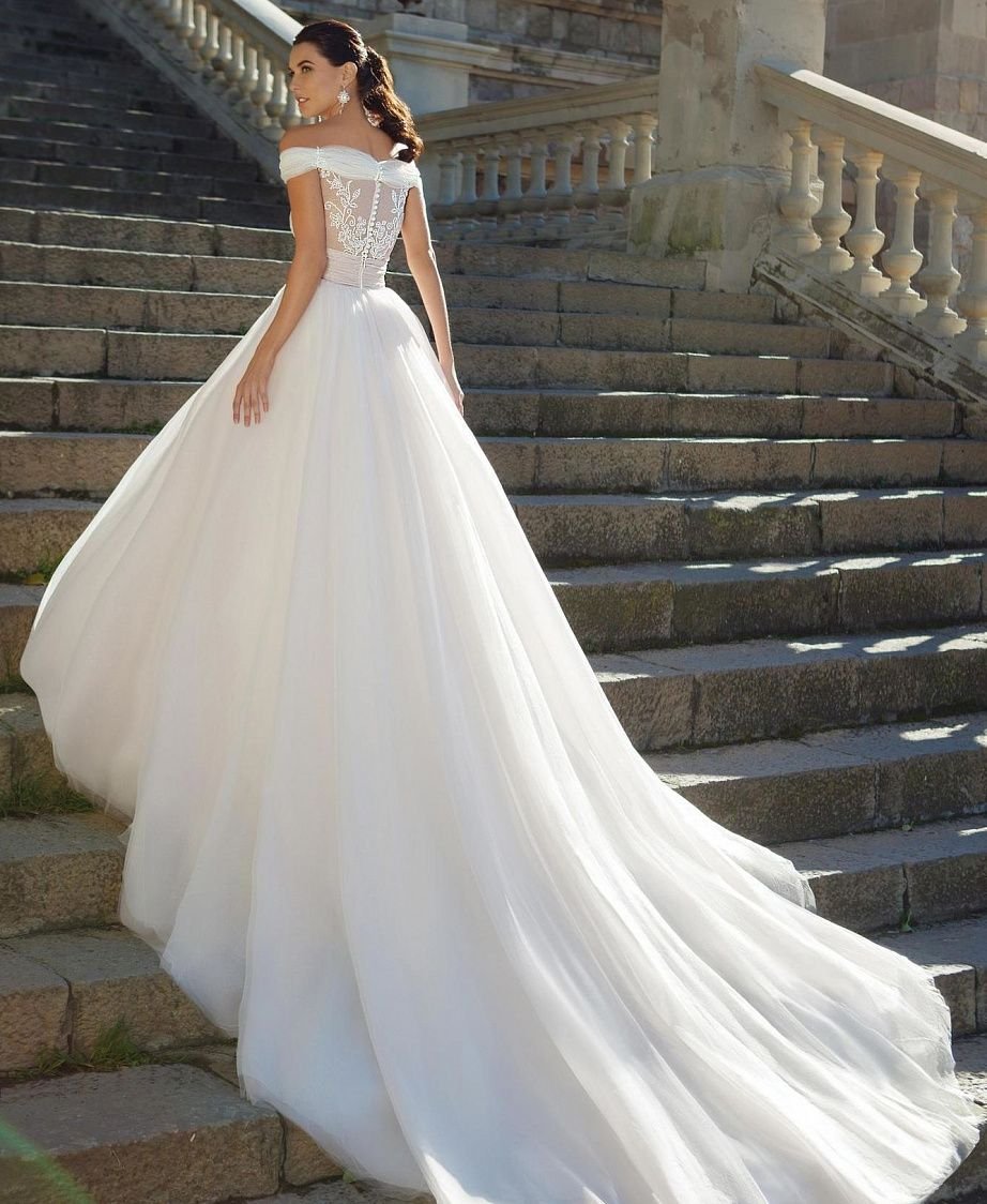 La sposa платье свадебное со шлейфом