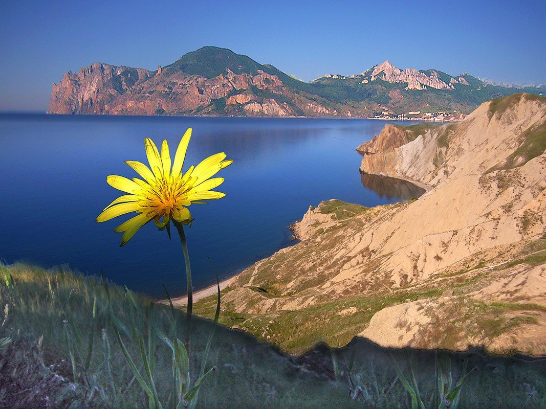 Весна горы море солнце
