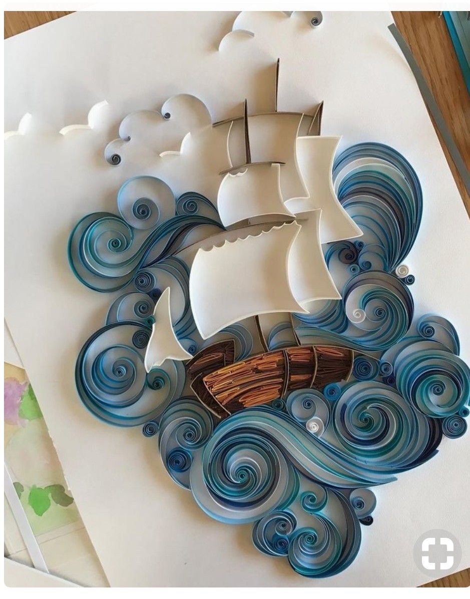 Квиллинг море