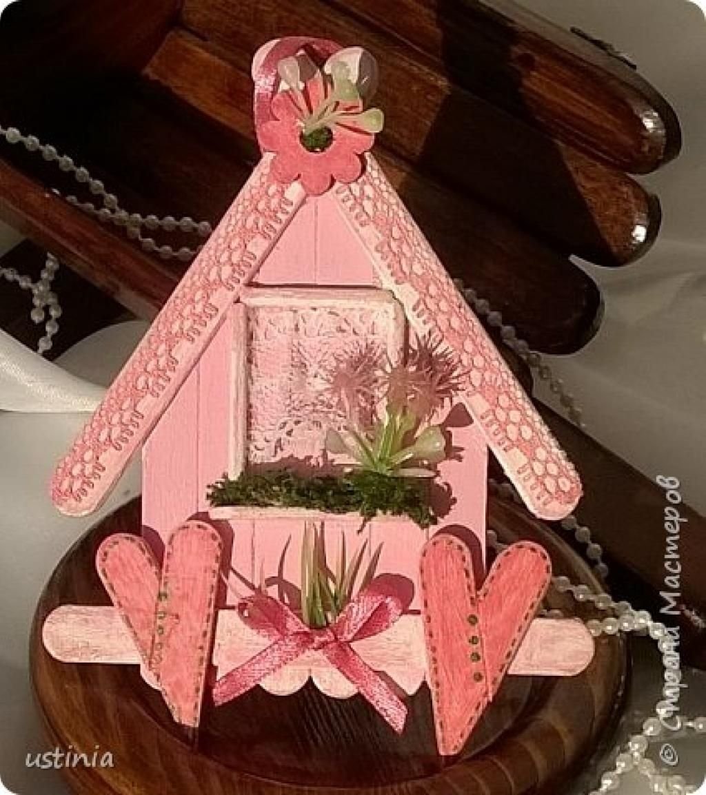 Поделки из шпателей деревянных