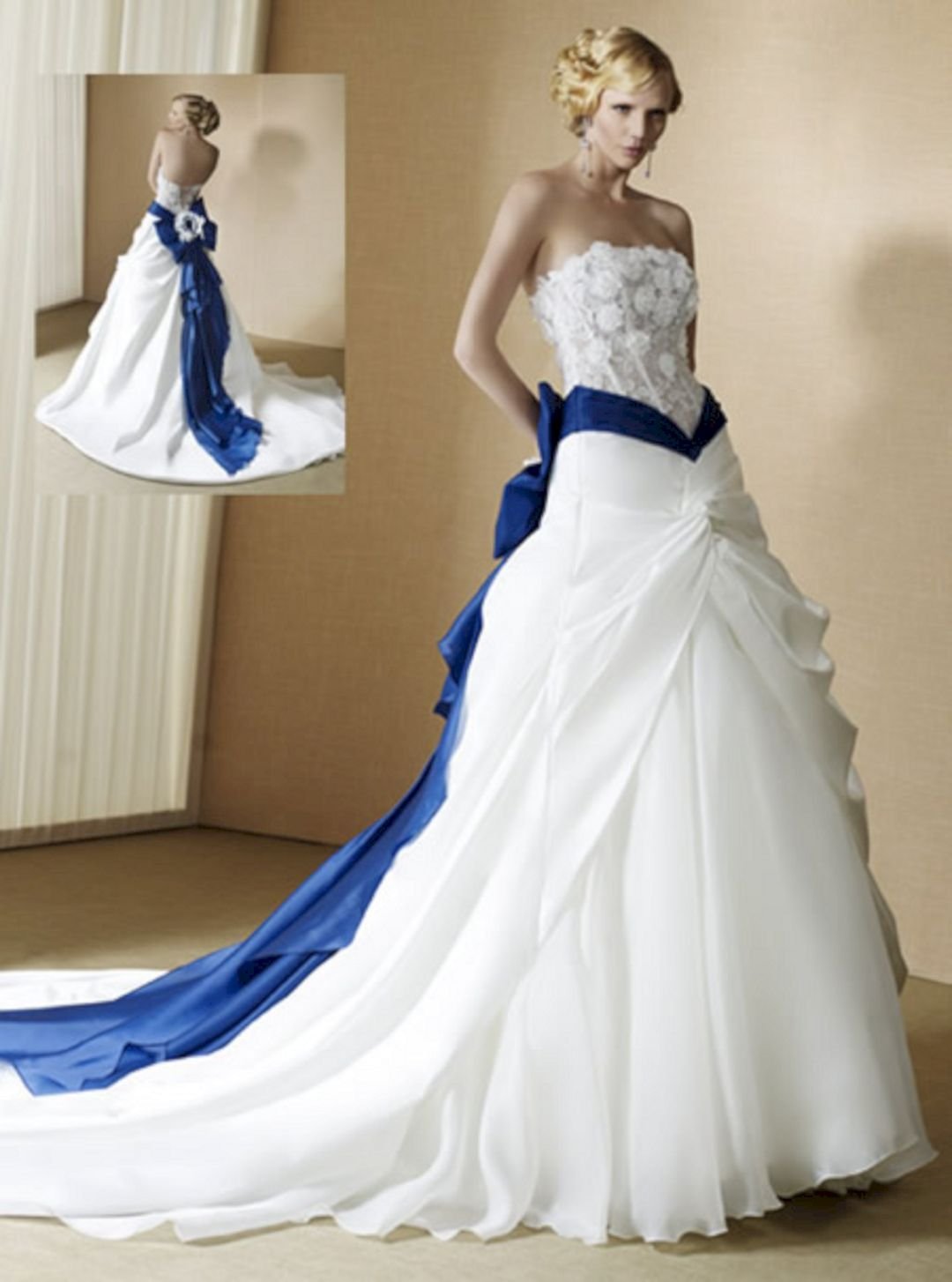 Navy Blue Свадебные платья 13480