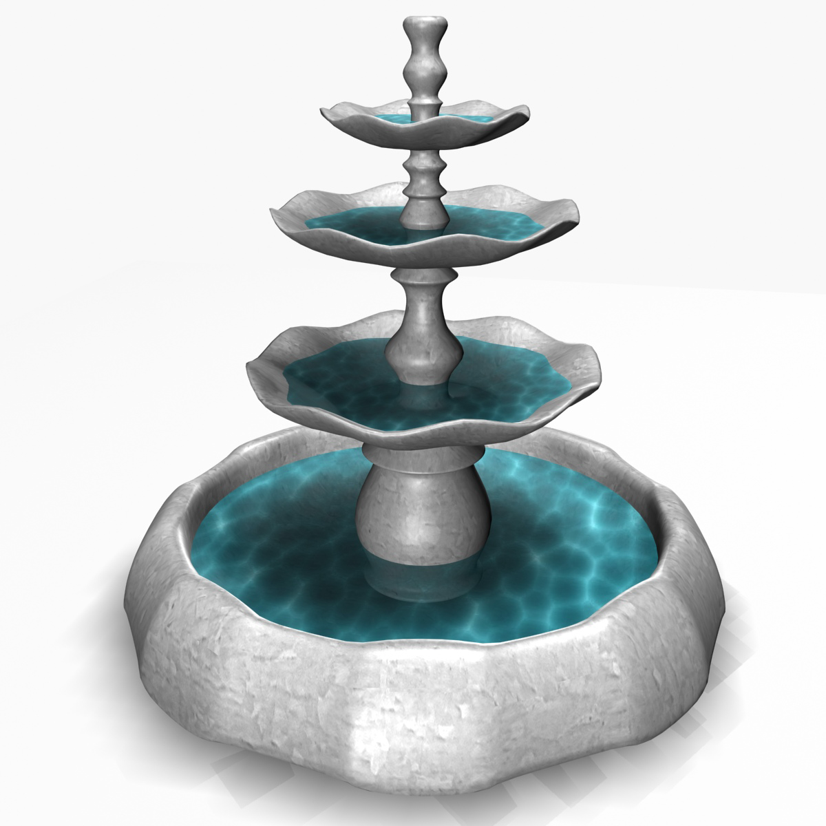 Фонтан 3d модель