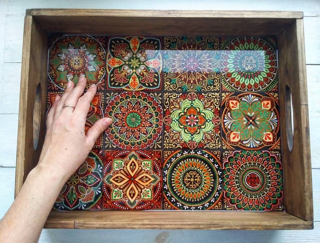 Промысел мозаика из дерева