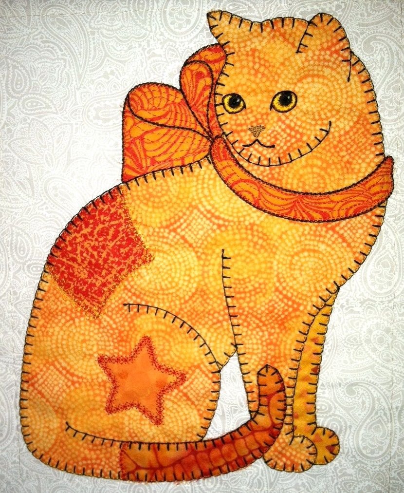 Аппликация кошка