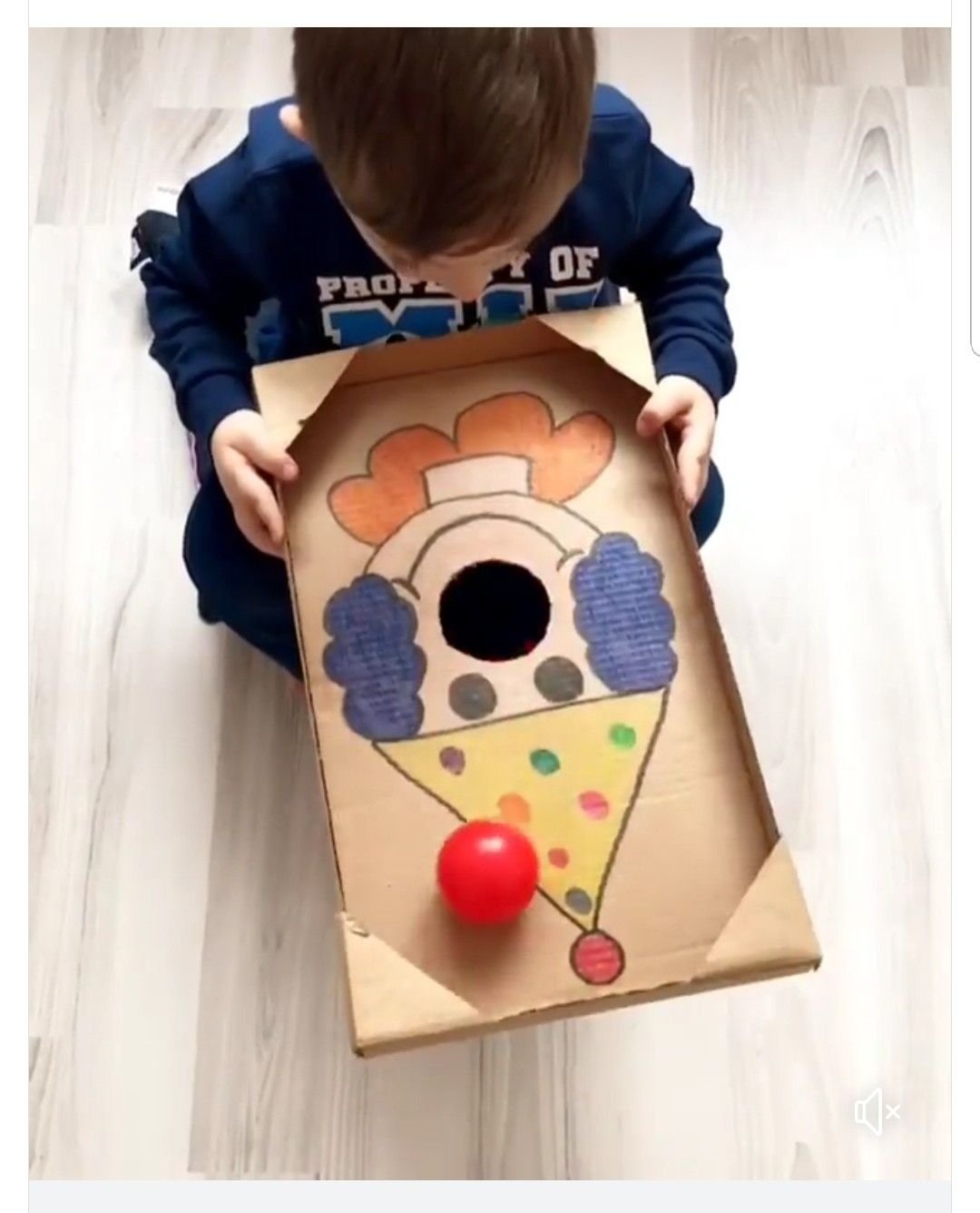 Развивающие игрушки из коробок