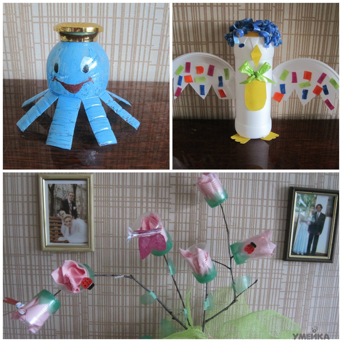 Поделки из пластиковых стаканчиков