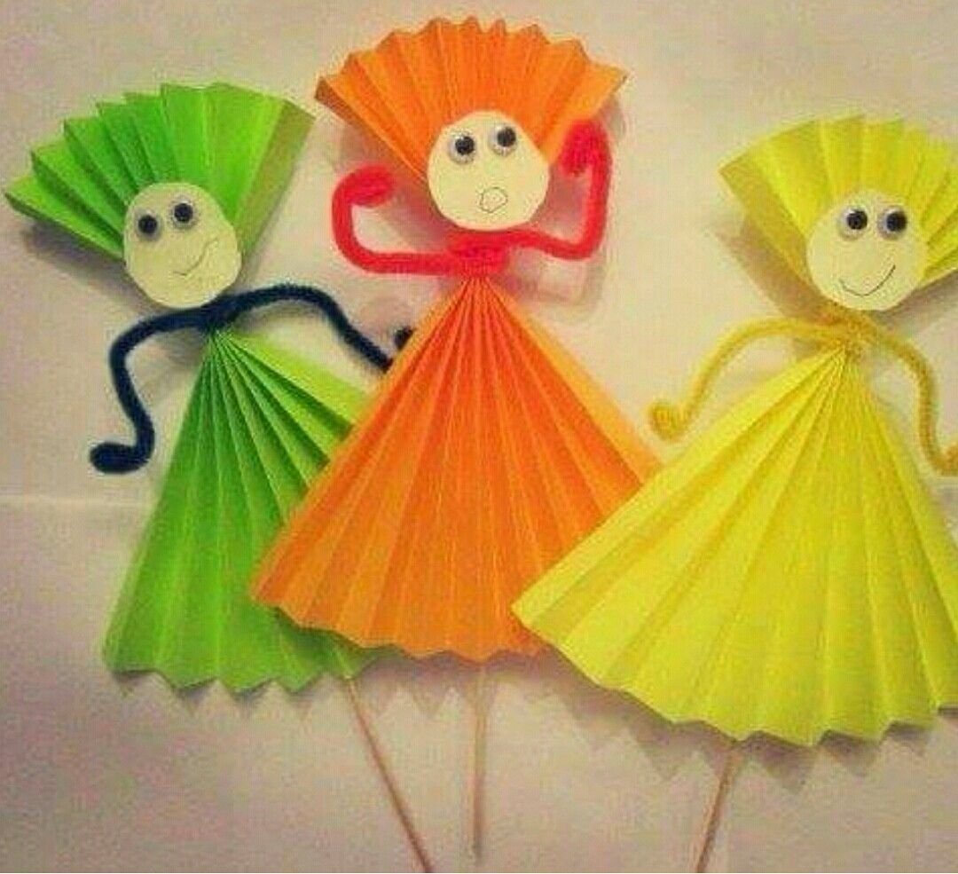 Поделки из бумаги гармошкой
