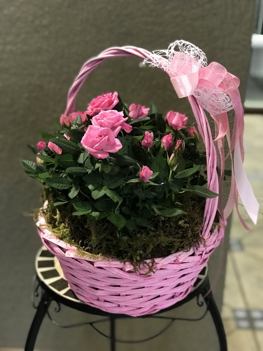 Корзина с цветами