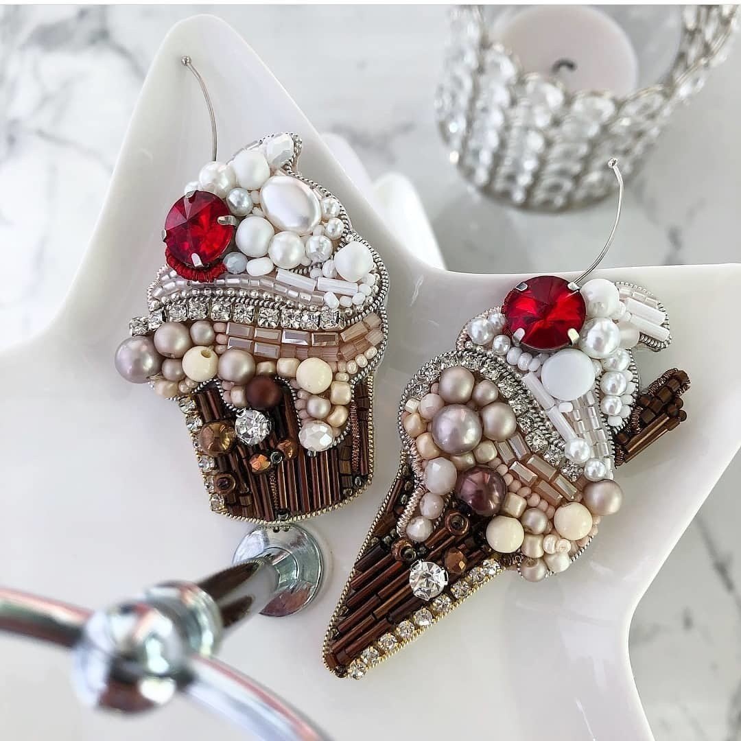 Серьги хенд мейд
