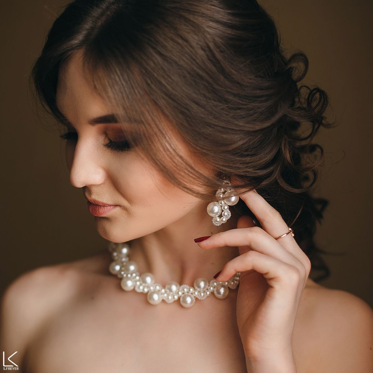 Украшения из жемчуга для невесты