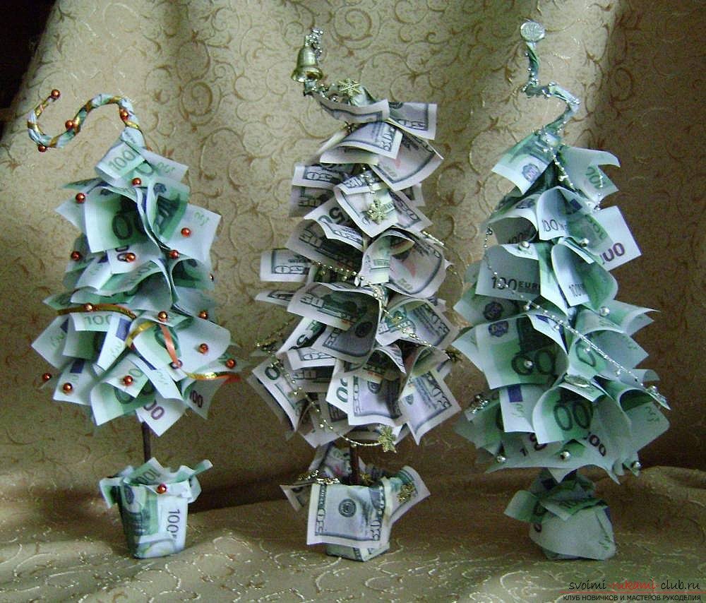 Сувениры из денежных купюр