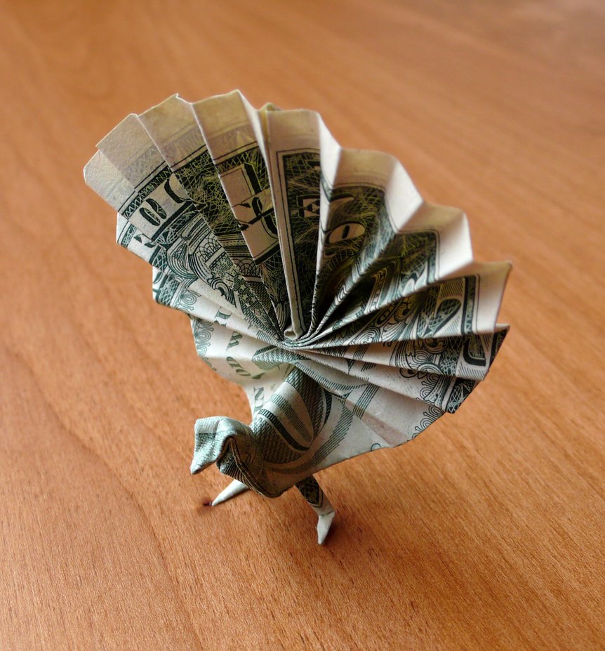 Moneygami оригами из денег