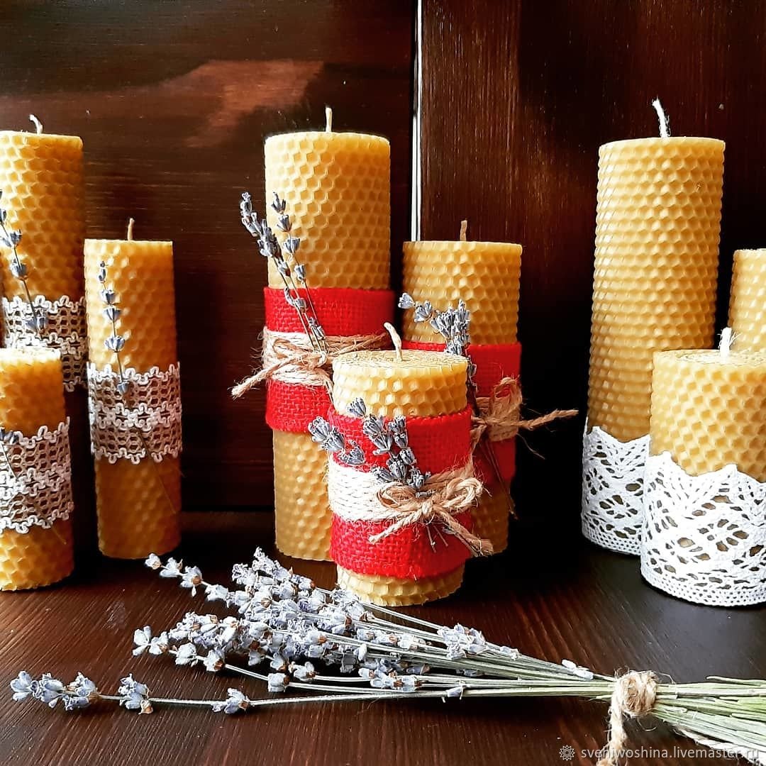 Свечи из вощины мастер класс