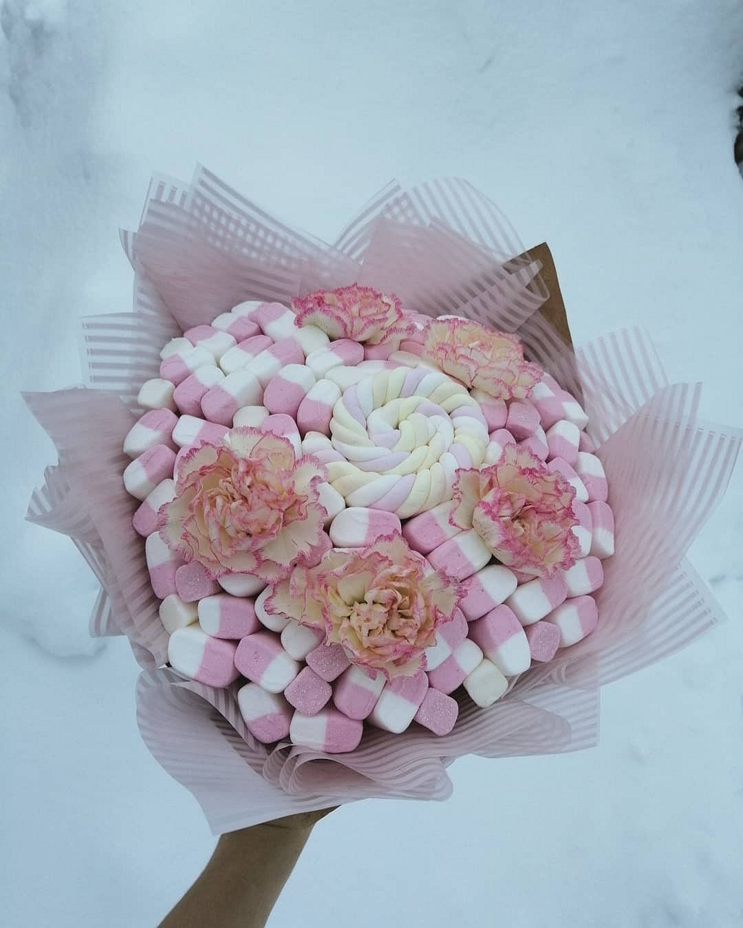 Букет из зефира