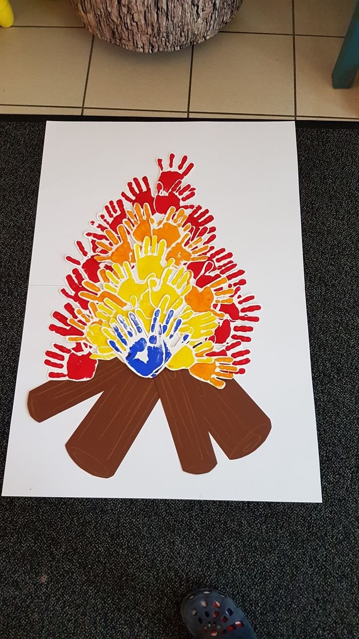 Fireplace Craft for Kids