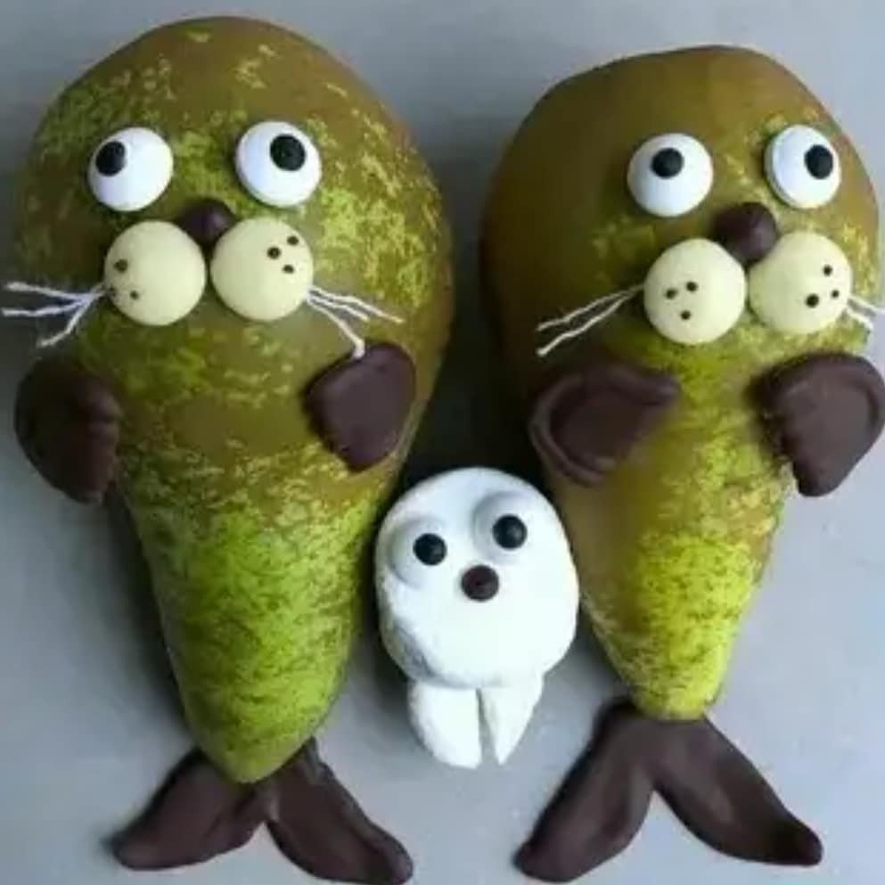 Поделки из овощей и фруктов