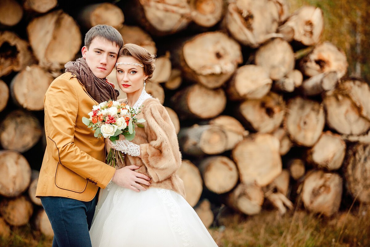 Свадебная фотосессия осенью
