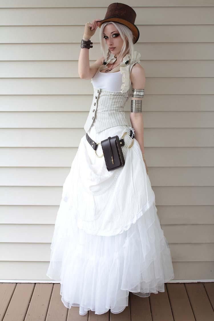 Свадебное платье в стиле панк