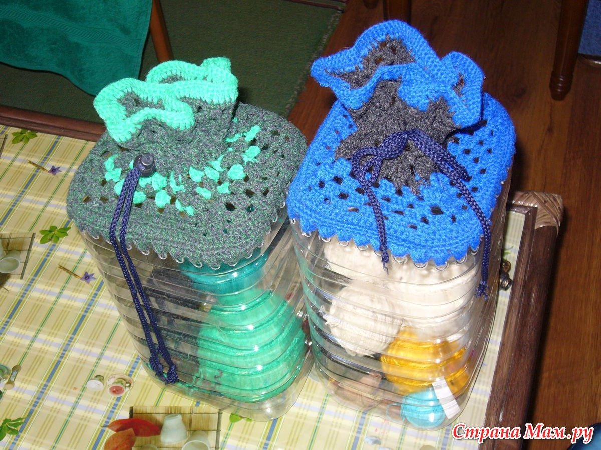 Корзина из пятилитровой бутылки