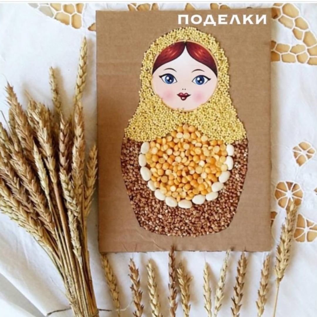 Матрешка из круп