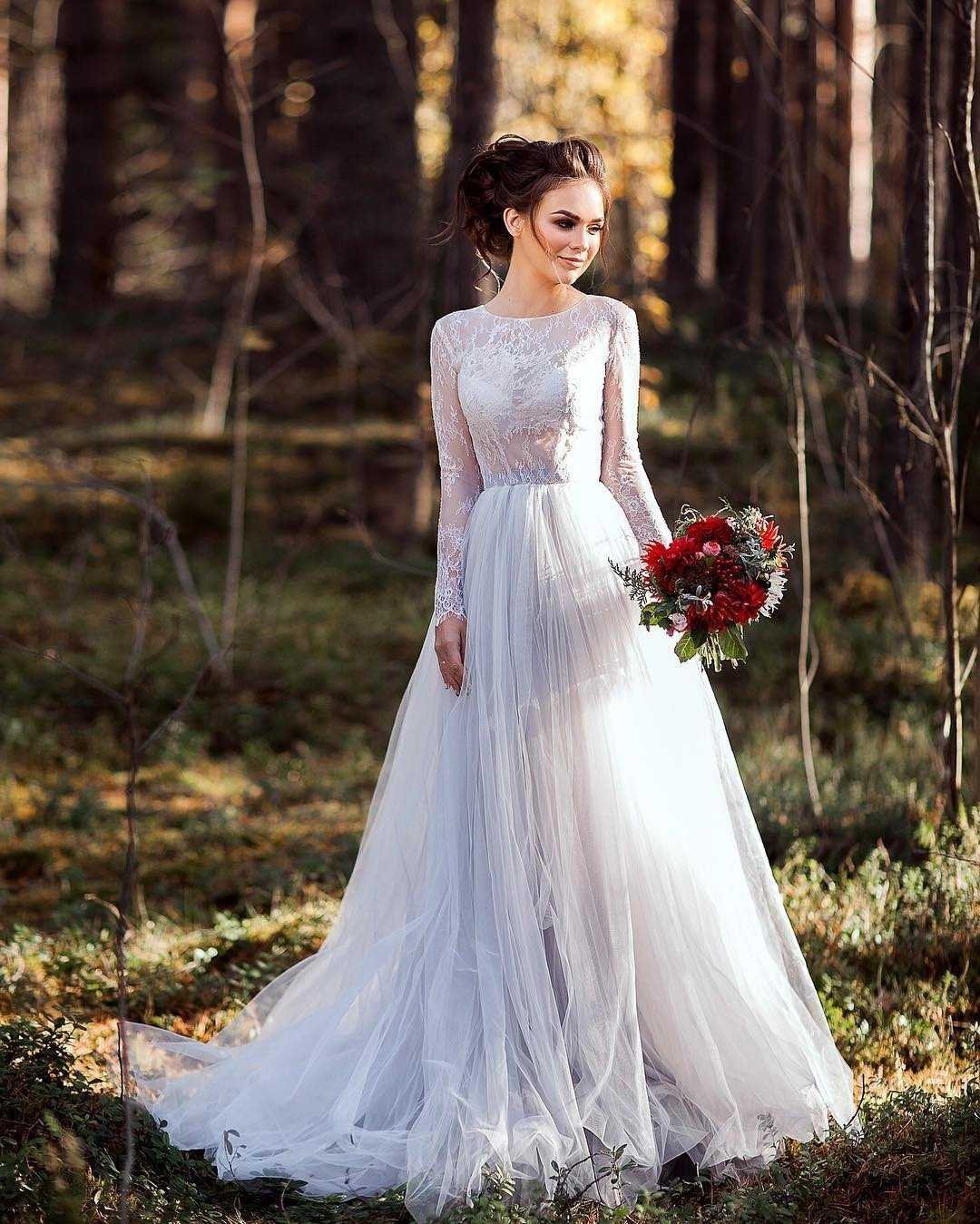 Платье невесты нежное