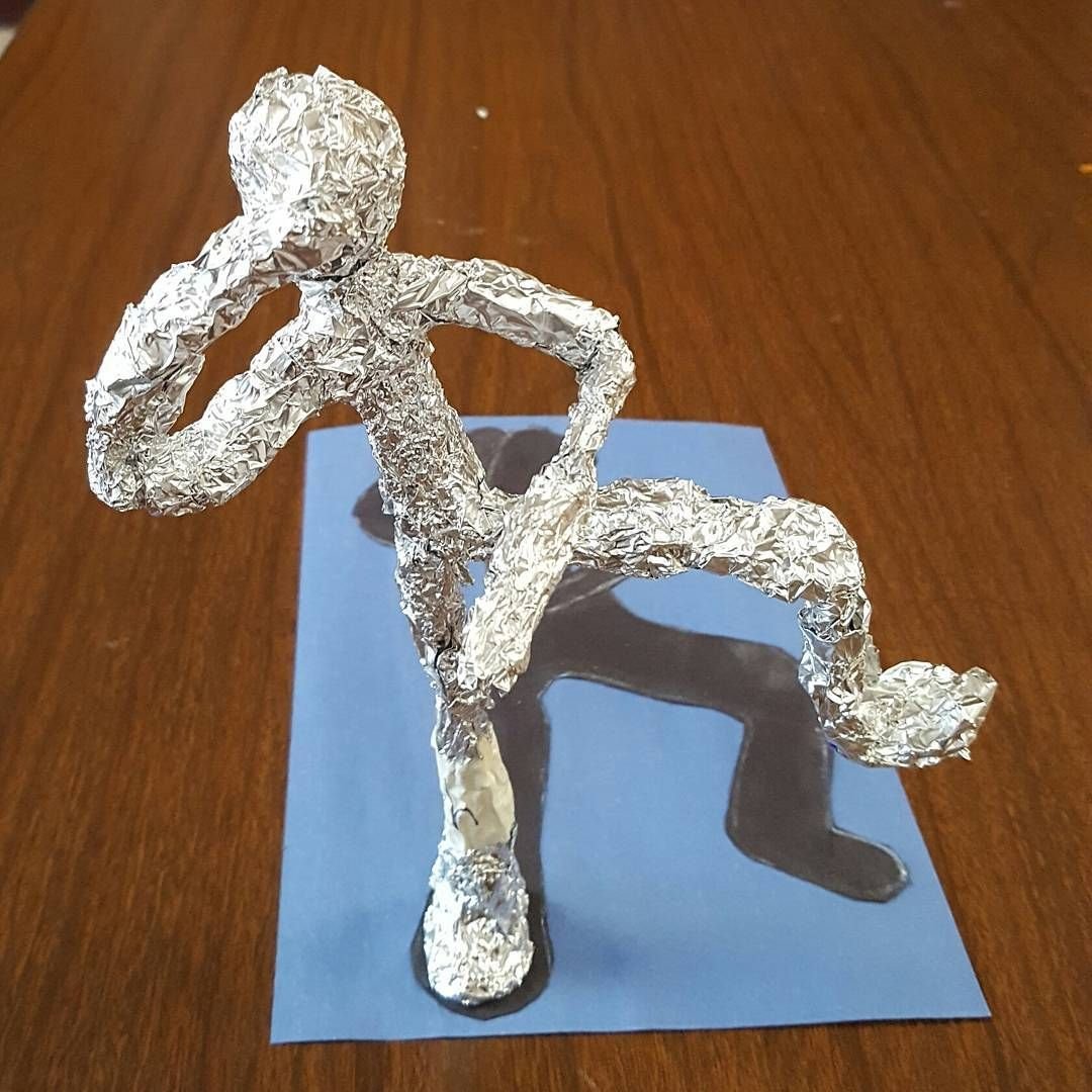 Человечек из фольги