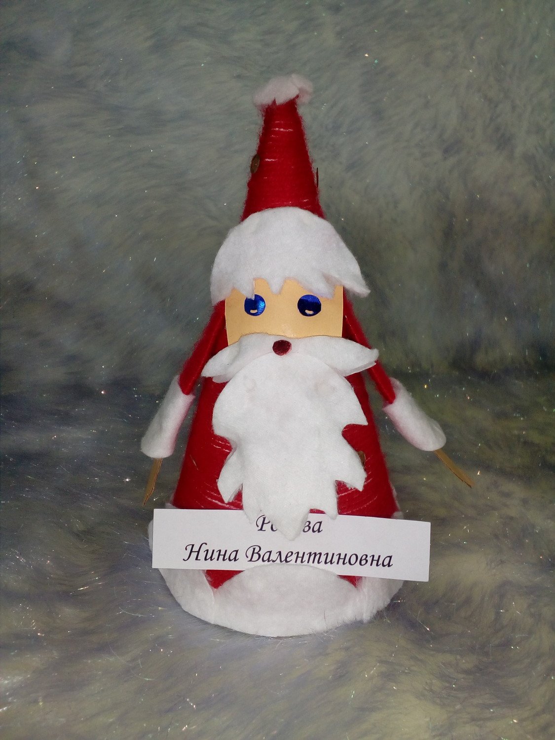 Космический дед Мороз поделка