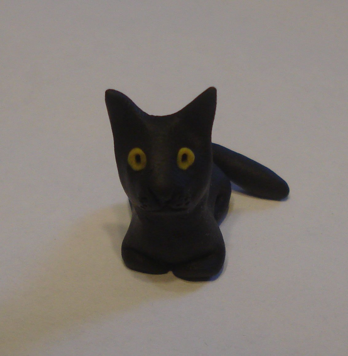 Кот из пластилина