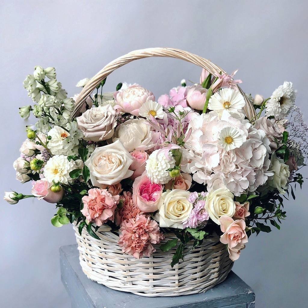 Корзина с цветами