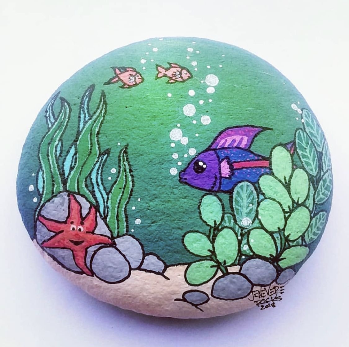Рисунок на Камне Весна