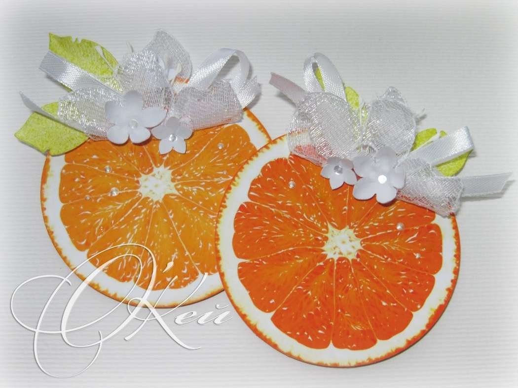 Приглашения с апельсинами