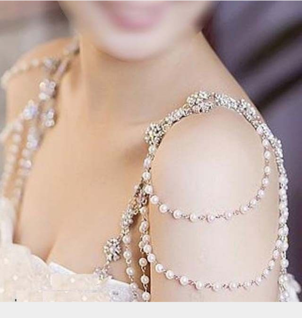 Бретельки из жемчуга