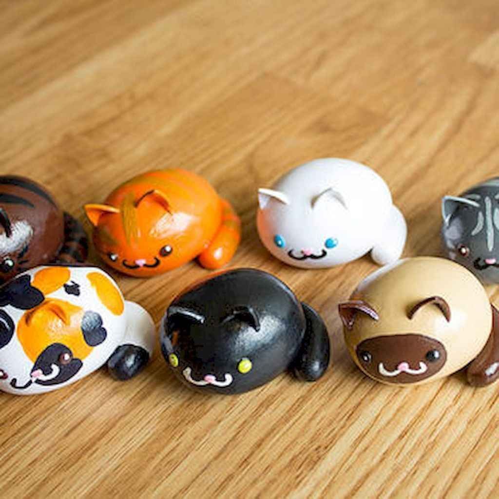 Кавайные котики из полимерной глины