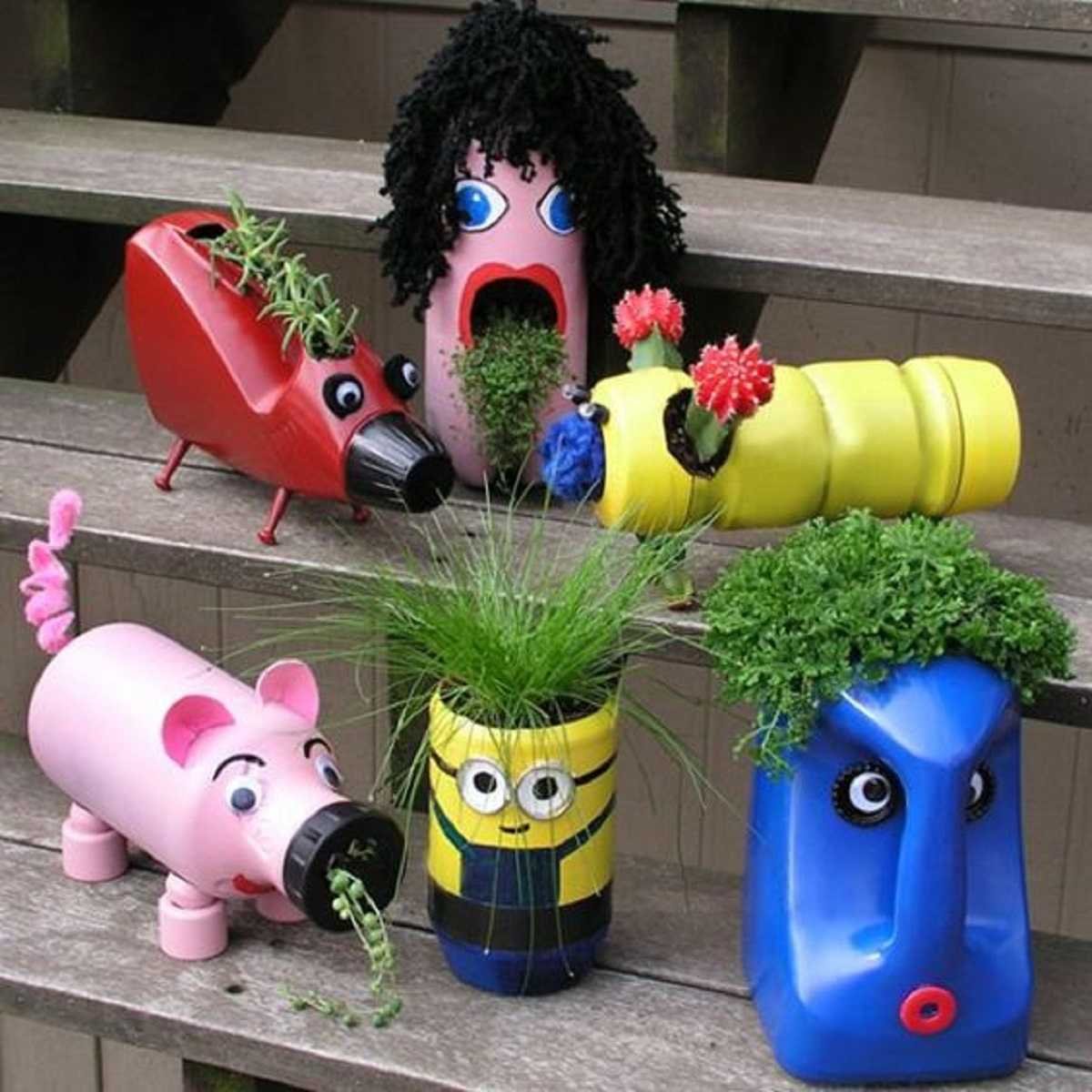 Поделки из бутылок