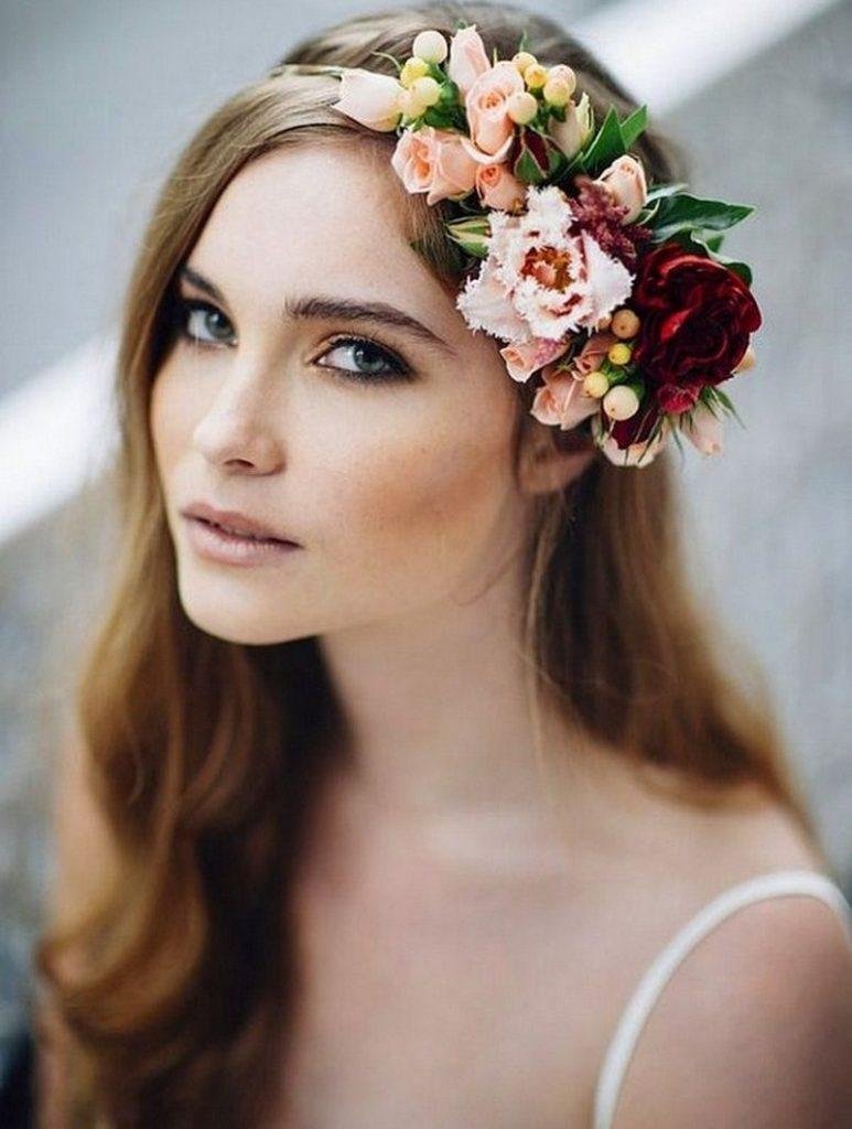 Ободок с цветами