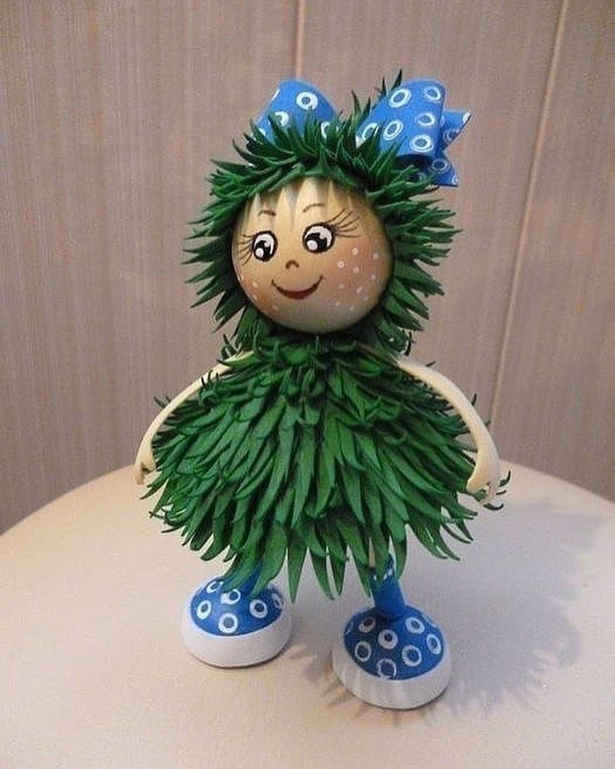 Кукла елочка из фоамирана