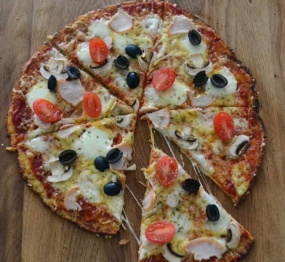 Цветная пицца